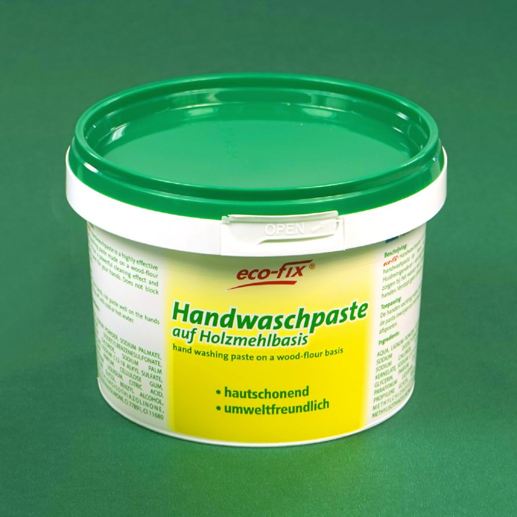 Handwaschpaste aus Holzmehl