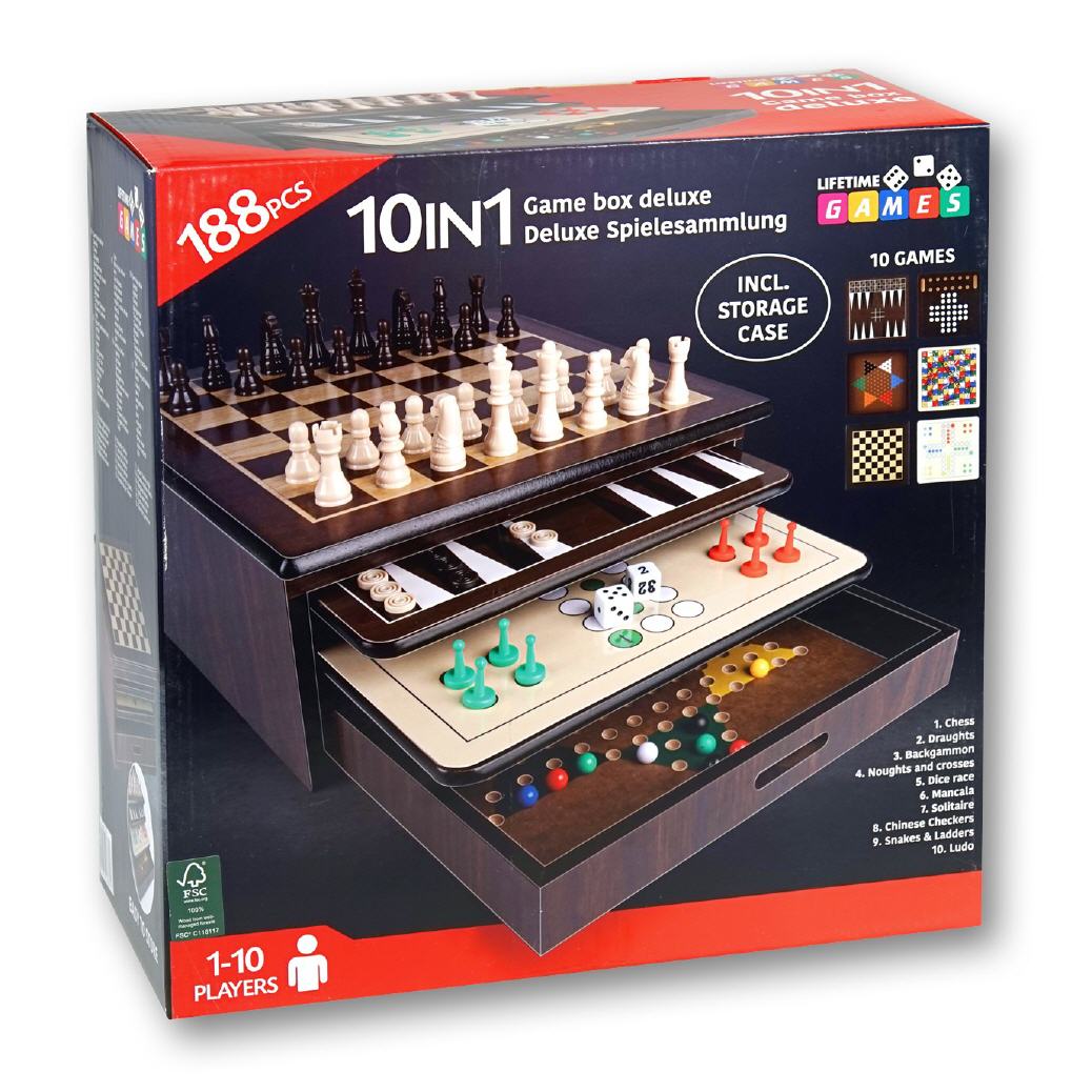 Holz-Spielesammlung Deluxe
