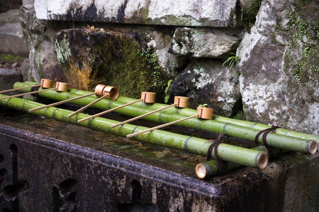Bambusbrunnen