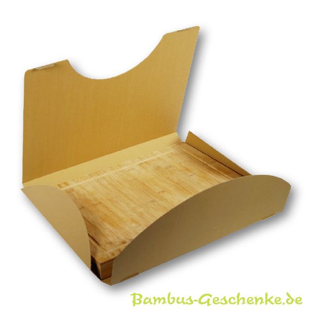 Geschenkverpackung Bambus-Küchen-Schneidbrett