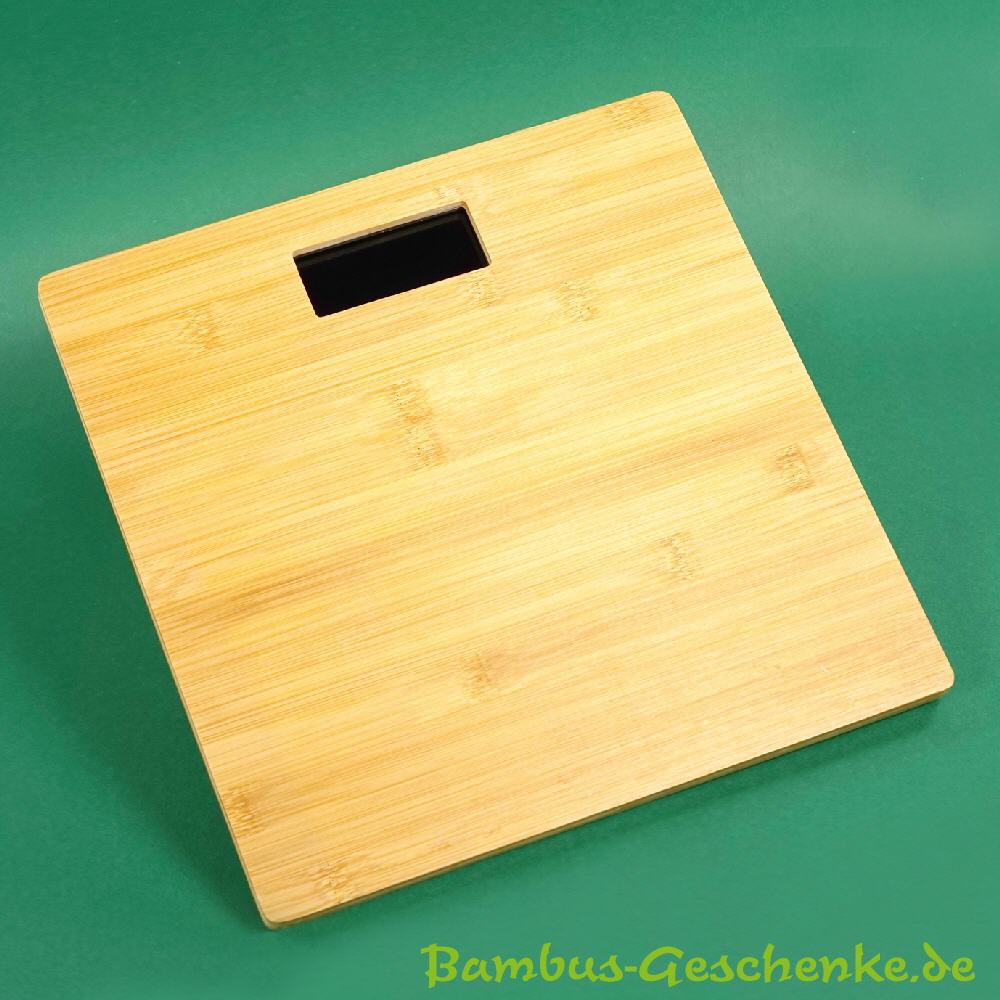 Bambus-Personenwaage