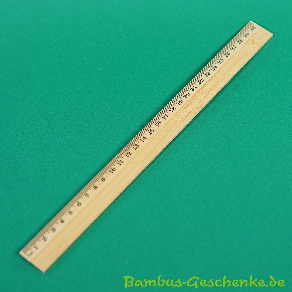 Bambus-Lineal 30 cm