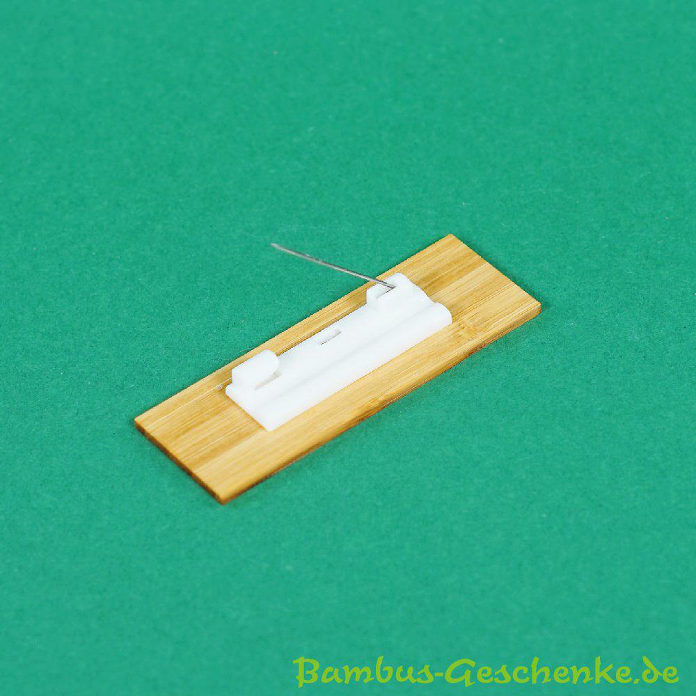 Namensschild aus Bambus