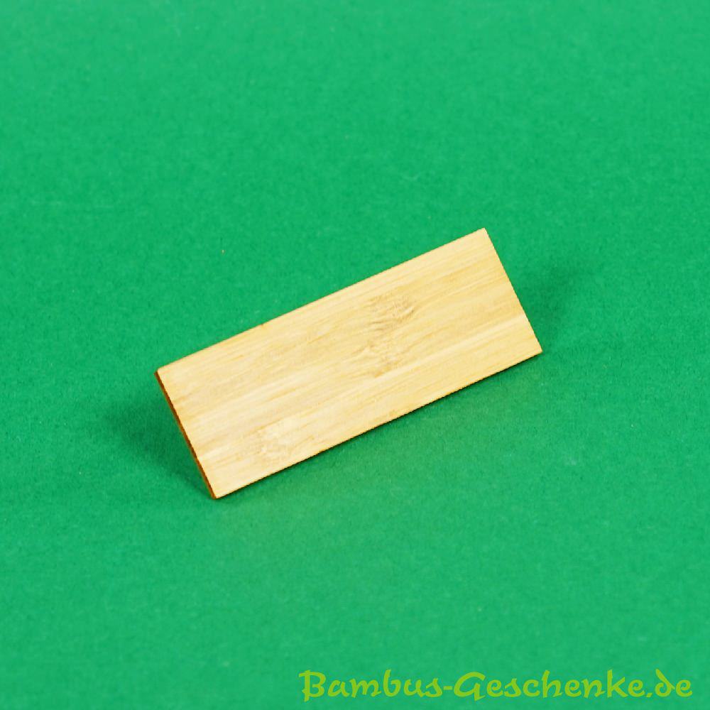 Bambus-Namensschild