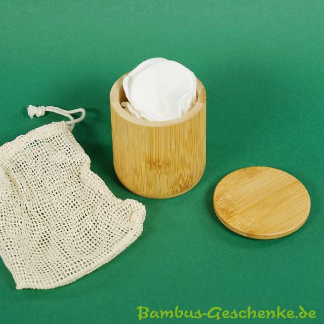 Abschmink-Pads aus Bambusfasern wiederverwendbar