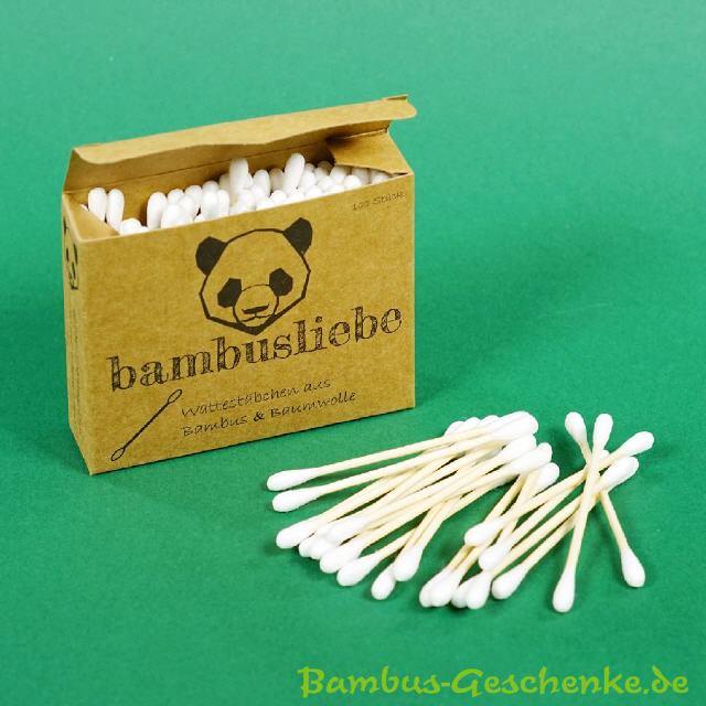 Bambus-Wattestäbchen
