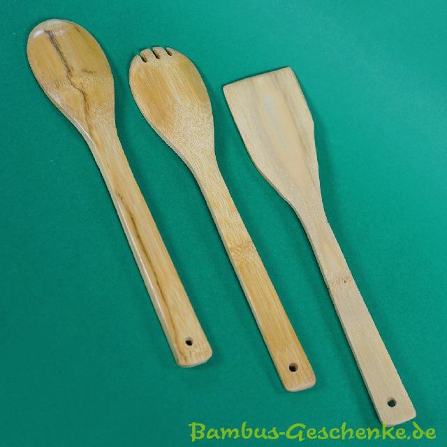 Bambus-Küchen-Set 3teilig