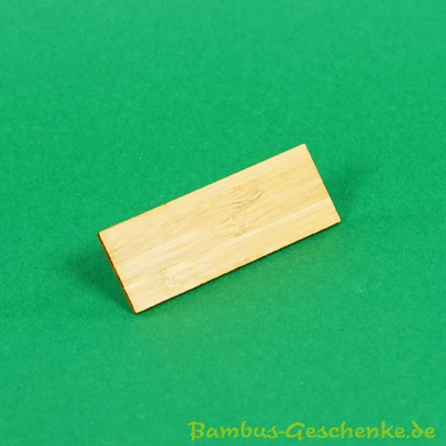 Bambus-Namensschild