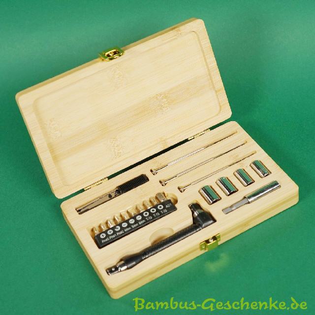 Bambus-Werkzeugkasten